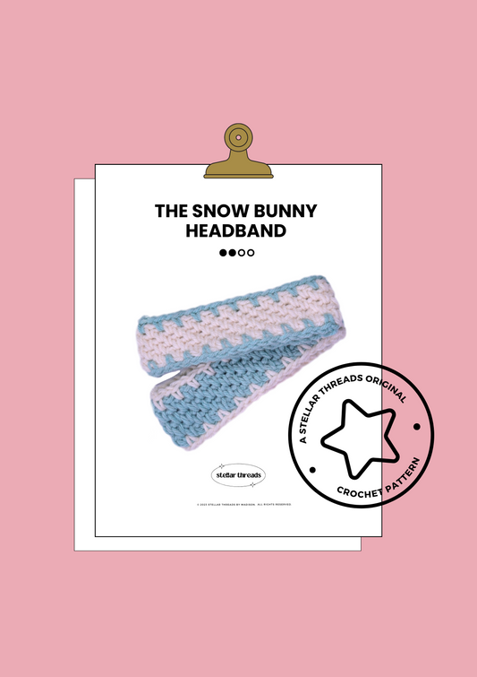 The Snow Bunny Headband | PDF Pattern