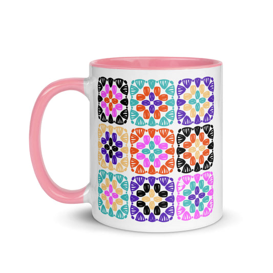 The Granny Square Crochet Mug