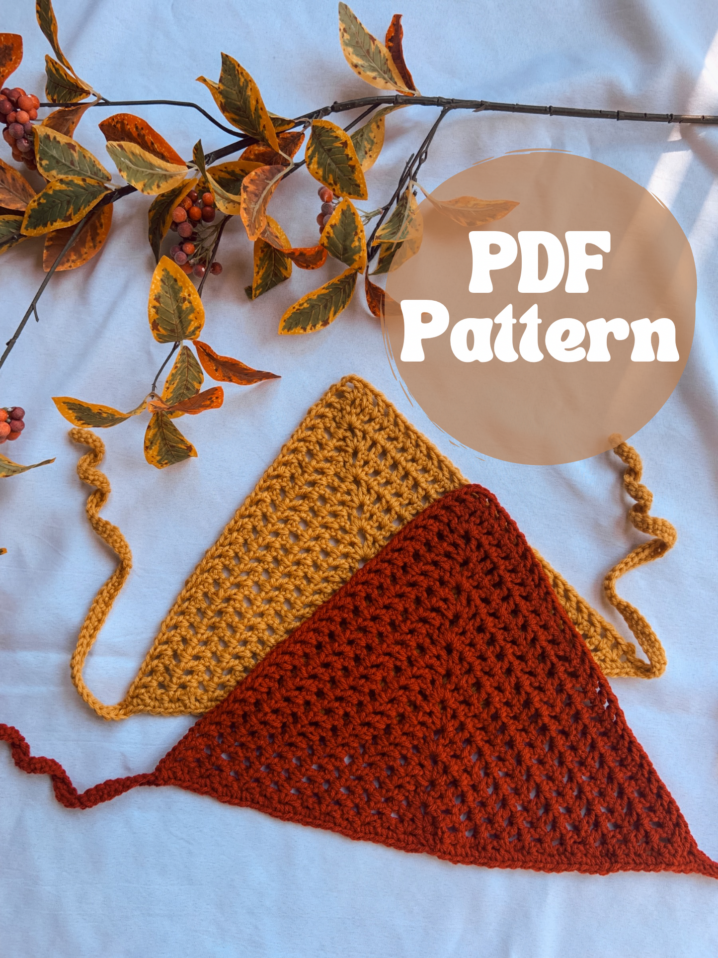 PDF Crochet Pattern | The Lazy Sunday Bandana